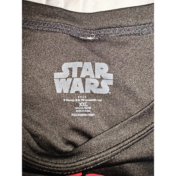RUN Disney Star Wars‎ Darth Vader  Athletic Tshirt  Women's XXL Black - Picture 5 of 10